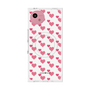 プレミアムスクエアケース with SnapMag［ Stripe Hearts - Pink ］