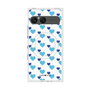 プレミアムスクエアケース with SnapMag［ Stripe Hearts - Blue ］