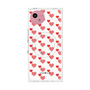 プレミアムスクエアケース with SnapMag［ Stripe Hearts - Red ］