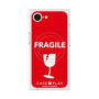 プレミアムスクエアケース with SnapMag［ FRAGILE - Red ］