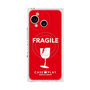 プレミアムスクエアケース with SnapMag［ FRAGILE - Red ］