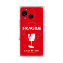 プレミアムスクエアケース with SnapMag［ FRAGILE - Red ］