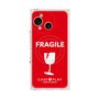 プレミアムスクエアケース with SnapMag［ FRAGILE - Red ］