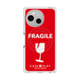 プレミアムスクエアケース with SnapMag［ FRAGILE - Red ］