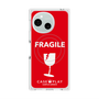 プレミアムスクエアケース with SnapMag［ FRAGILE - Red ］