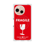 プレミアムスクエアケース with SnapMag［ FRAGILE - Red ］