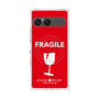 プレミアムスクエアケース with SnapMag［ FRAGILE - Red ］