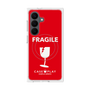 プレミアムスクエアケース with SnapMag［ FRAGILE - Red ］
