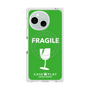 プレミアムスクエアケース with SnapMag［ FRAGILE - Green ］