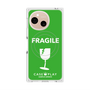 プレミアムスクエアケース with SnapMag［ FRAGILE - Green ］