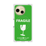 プレミアムスクエアケース with SnapMag［ FRAGILE - Green ］