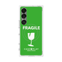 プレミアムスクエアケース with SnapMag［ FRAGILE - Green ］