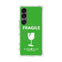 プレミアムスクエアケース with SnapMag［ FRAGILE - Green ］