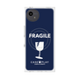 プレミアムスクエアケース with SnapMag［ FRAGILE - Navy ］