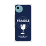 プレミアムスクエアケース with SnapMag［ FRAGILE - Navy ］