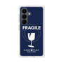 プレミアムスクエアケース with SnapMag［ FRAGILE - Navy ］