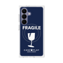 プレミアムスクエアケース with SnapMag［ FRAGILE - Navy ］