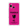 プレミアムスクエアケース with SnapMag［ FRAGILE - Pink ］