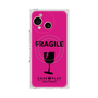 プレミアムスクエアケース with SnapMag［ FRAGILE - Pink ］