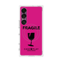プレミアムスクエアケース with SnapMag［ FRAGILE - Pink ］