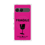 プレミアムスクエアケース with SnapMag［ FRAGILE - Pink ］