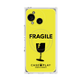 プレミアムスクエアケース with SnapMag［ FRAGILE - Yellow ］