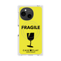 プレミアムスクエアケース with SnapMag［ FRAGILE - Yellow ］