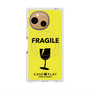 プレミアムスクエアケース with SnapMag［ FRAGILE - Yellow ］
