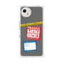 プレミアムスクエアケース with SnapMag［ FRAGILE Stickers - Gray ］
