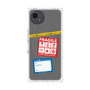プレミアムスクエアケース with SnapMag［ FRAGILE Stickers - Gray ］
