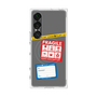 プレミアムスクエアケース with SnapMag［ FRAGILE Stickers - Gray ］