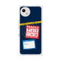 プレミアムスクエアケース with SnapMag［ FRAGILE Stickers - Navy ］