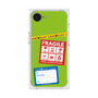 プレミアムスクエアケース with SnapMag［ FRAGILE Stickers - Green ］