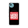 プレミアムスクエアケース with SnapMag［ FRAGILE Sticker - Black ］