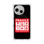 プレミアムスクエアケース with SnapMag［ FRAGILE Sticker - Black ］