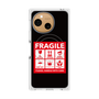 プレミアムスクエアケース with SnapMag［ FRAGILE Sticker - Black ］