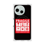 プレミアムスクエアケース with SnapMag［ FRAGILE Sticker - Black ］