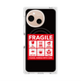 プレミアムスクエアケース with SnapMag［ FRAGILE Sticker - Black ］