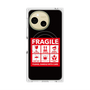 プレミアムスクエアケース with SnapMag［ FRAGILE Sticker - Black ］