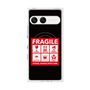 プレミアムスクエアケース with SnapMag［ FRAGILE Sticker - Black ］