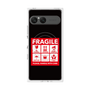 プレミアムスクエアケース with SnapMag［ FRAGILE Sticker - Black ］