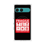 プレミアムスクエアケース with SnapMag［ FRAGILE Sticker - Black ］