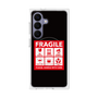 プレミアムスクエアケース with SnapMag［ FRAGILE Sticker - Black ］