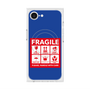 プレミアムスクエアケース with SnapMag［ FRAGILE Sticker - Blue ］
