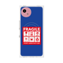プレミアムスクエアケース with SnapMag［ FRAGILE Sticker - Blue ］