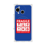 プレミアムスクエアケース with SnapMag［ FRAGILE Sticker - Blue ］