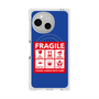 プレミアムスクエアケース with SnapMag［ FRAGILE Sticker - Blue ］