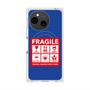 プレミアムスクエアケース with SnapMag［ FRAGILE Sticker - Blue ］