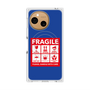 プレミアムスクエアケース with SnapMag［ FRAGILE Sticker - Blue ］