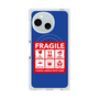 プレミアムスクエアケース with SnapMag［ FRAGILE Sticker - Blue ］